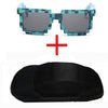 YBZ Vintage Square Novelty Mosaic Sun Glasses Unisex