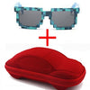 YBZ Vintage Square Novelty Mosaic Sun Glasses Unisex