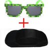 YBZ Vintage Square Novelty Mosaic Sun Glasses Unisex