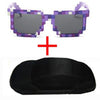 YBZ Vintage Square Novelty Mosaic Sun Glasses Unisex