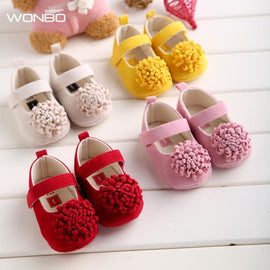 Candy Colors Newborn Baby Prewalker Soft Bottom Anti-slip Shoes