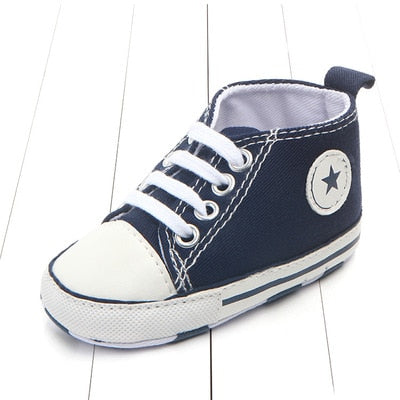 New Canvas Classic Sports Sneakers Newborn Baby Boys Girls Shoes