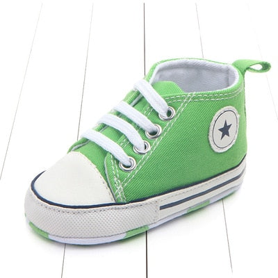 New Canvas Classic Sports Sneakers Newborn Baby Boys Girls Shoes