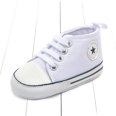 New Canvas Classic Sports Sneakers Newborn Baby Boys Girls Shoes