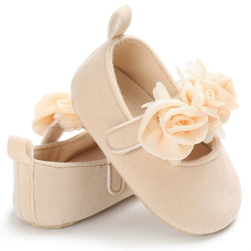 Lovely Floral Baby Newborn Toddler Girl Crib Shoes