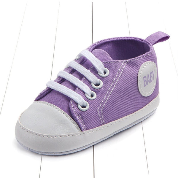 New Canvas Classic Sports Sneakers Newborn Baby Boys Girls Shoes