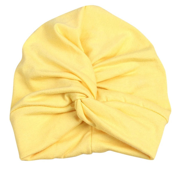 New Designed Cute Baby Hat Cotton Soft Turban Knot Girl Summer Hat Bohemian style Kids Newborn Cap