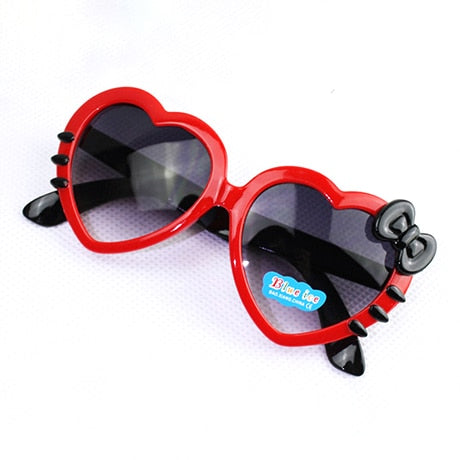 MOSILIN Sunglasses Kids Brand Designer Hello Kitty Fashion Flip Up Sunglasses