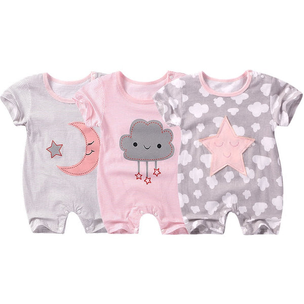Summer New style baby rompers Short sleeve Newborn Infant Baby Boy Girl clothes Cute Cartoon