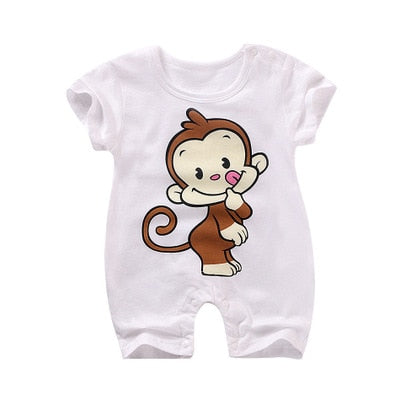 Summer New style baby rompers Short sleeve Newborn Infant Baby Boy Girl clothes Cute Cartoon