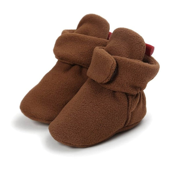 Unisex Baby Newborn Cozie Faux Fleece Bootie Winter Warm Infant Toddler Crib Shoes