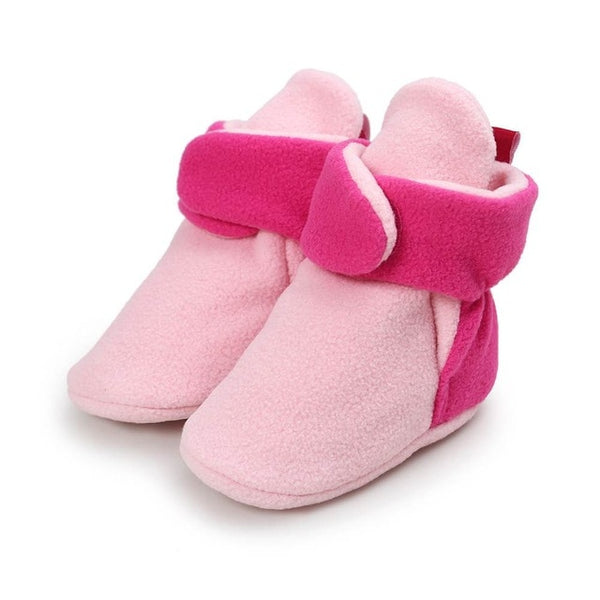 Unisex Baby Newborn Cozie Faux Fleece Bootie Winter Warm Infant Toddler Crib Shoes