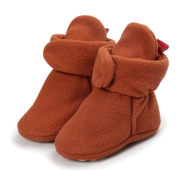 Unisex Baby Newborn Cozie Faux Fleece Bootie Winter Warm Infant Toddler Crib Shoes