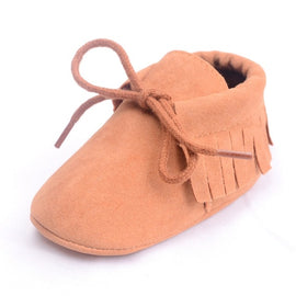 Baby Moccasins PU Suede Leather Newborn Brand Baby Shoes