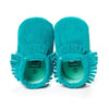 Newborn Baby Boy Girl PU Suede Moccasins Soft Shoes Fringe Soft Soled First Walker
