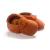 Newborn Baby Boy Girl PU Suede Moccasins Soft Shoes Fringe Soft Soled First Walker