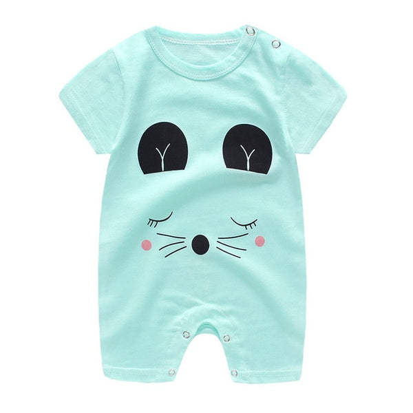 Summer New style baby rompers Short sleeve Newborn Infant Baby Boy Girl clothes Cute Cartoon