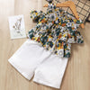 Kids Girls Clothing Sets SummeT-Shirt+Pant Dress 2Pcs