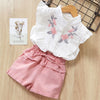 Kids Girls Clothing Sets SummeT-Shirt+Pant Dress 2Pcs