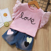 Kids Girls Clothing Sets SummeT-Shirt+Pant Dress 2Pcs